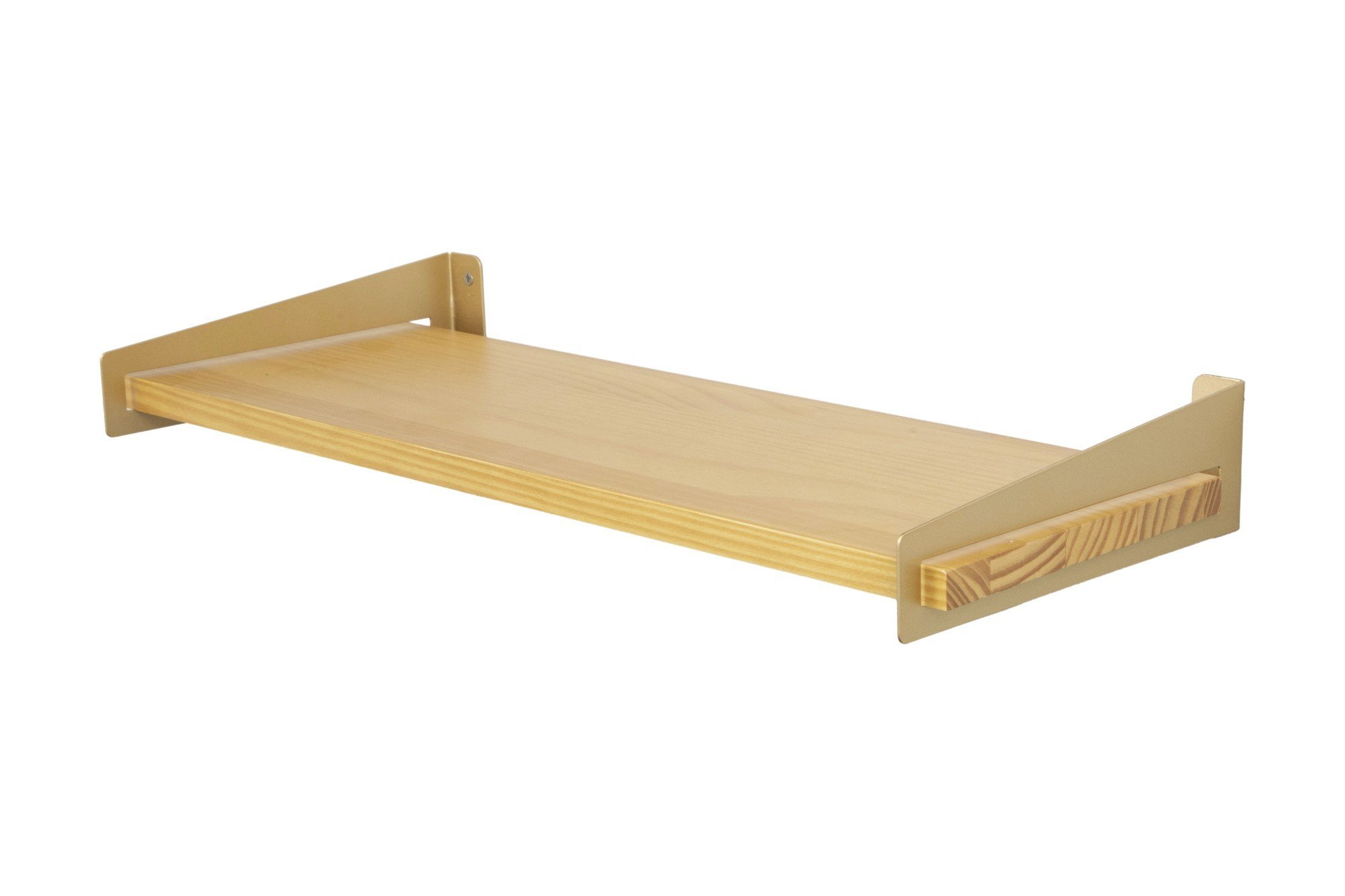 Prateleira Loop Nicho Decorativo 50x20cm Cozinha Sala Quarto Madeira