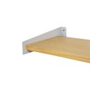 Ver imagem 2 de Prateleira Loop Nicho Decorativo 50x20cm Cozinha Sala Quarto Madeira