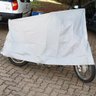Capa Protetora para Cobrir Motocicleta Moto Impermeável 2,4m X 1,4m - 3