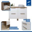 Ver imagem 3 de Lavanderia Modulada 2 Balcões Tex 102  