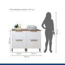 Ver mais imagens de Lavanderia Modulada 2 Balcões Tex 102  