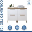 Ver imagem 2 de Lavanderia Modulada 2 Balcões Tex 102  