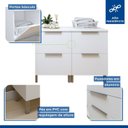 Ver imagem 3 de Lavanderia Modulada 2 Balcões Tex 102