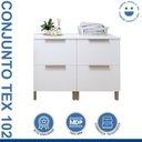 Ver imagem 2 de Lavanderia Modulada 2 Balcões Tex 102