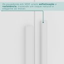 Ver imagem 7 de Guarda-Roupa Ubatuba Plus 4 Portas 3 Gavetas Branco/Neve