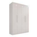 Ver imagem 3 de Guarda-Roupa Ubatuba Plus 4 Portas 3 Gavetas Branco/Neve