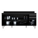 Ver imagem 2 de Balcão de Cozinha G96 4 Portas 1 Prateleira MDP-BP 180cm Preto