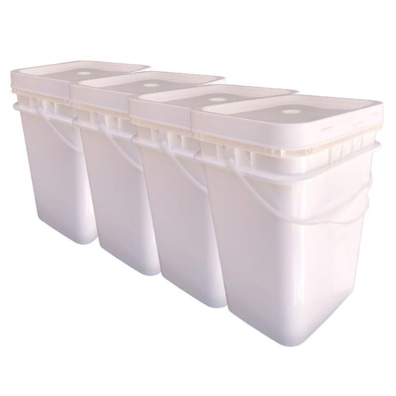 Balde Weck Retangular 20l - 4 Pçs - 1