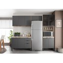 Ver imagem 1 de Cozinha Modulada Firenze 05 Peças 2pt Vidro Avena/grafito