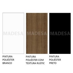 Cozinha Completa Safira com Armário e Balcão Preto Madesa - 6