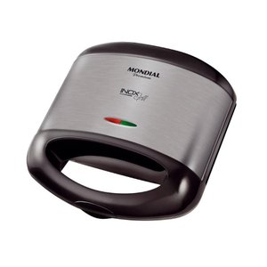 Grill e Sanduicheira Mondial Premium 800w 220v Preto/inox