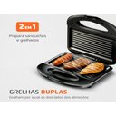 Ver imagem 3 de Grill e Sanduicheira Mondial Premium 800w 220v Preto/inox