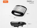 Ver imagem 2 de Grill e Sanduicheira Mondial Premium 800w 220v Preto/inox