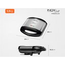 Ver imagem 2 de Grill e Sanduicheira Mondial Premium 800w 220v Preto/inox