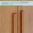 Ver mais imagens de Guarda-Roupa Ubatuba Plus 4 Portas 3 Gavetas Marrom/Cinamomo