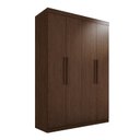 Ver imagem 3 de Guarda-Roupa Ubatuba Plus 4 Portas 3 Gavetas Marrom/New Canion