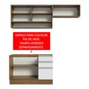 Ver imagem 6 de Armário de Cozinha Compacta 200cm Rustic/Branco Glamy Madesa 08