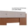 Cabeceira Cama Box Madeirado Nogueira/tecido C 2449 Casal/queen Ph 1740 Nogueira/tecido C 2449 - - 3