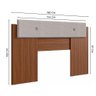 Cabeceira Cama Box Madeirado Nogueira/tecido C 2449 Casal/queen Ph 1740 Nogueira/tecido C 2449 - - 2