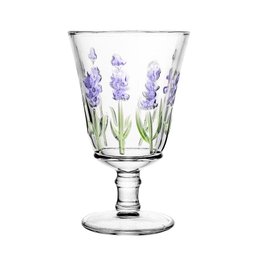 Cj Lyor Jarra 6 Tçs Cristal Lavanda Hand Painting 1,3l/240ml - 4