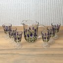 Ver imagem 3 de Jarra com 6 Taças de Cristal de Chumbo 1,3l/240ml | Lyor