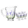 Jarra com 6 Taças de Cristal de Chumbo 1,3l/240ml | Lyor - 1
