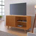 Ver imagem 1 de Rack para TV até 43 Polegadas MDF 109cm Carinho Candian Amarelo