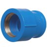 Luva Soldável Bucha de Latão Roscável Pvc Azul para Canos Tubos Águas Fria 1/2” Polegada 20mm - 4
