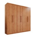 Ver imagem 3 de Guarda-Roupa Ubatuba Plus 6 Portas 3 Gavetas Marrom/Cinamomo
