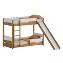 Ver imagem 2 de Beliche Montessoriana com Escorregador e Duas Proteções Aria Casatema MadeiraOriginals Marrom/Nogueira/Branco