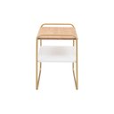 Ver imagem 4 de Mesinha Lime Lateral Sala Sofá Cama Decor Dourado
