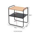 Ver imagem 5 de Mesinha Lime Lateral Sala Sofá Cama Decor