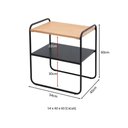 Ver imagem 5 de Mesinha Lime Lateral Sala Sofá Cama Decor Branco