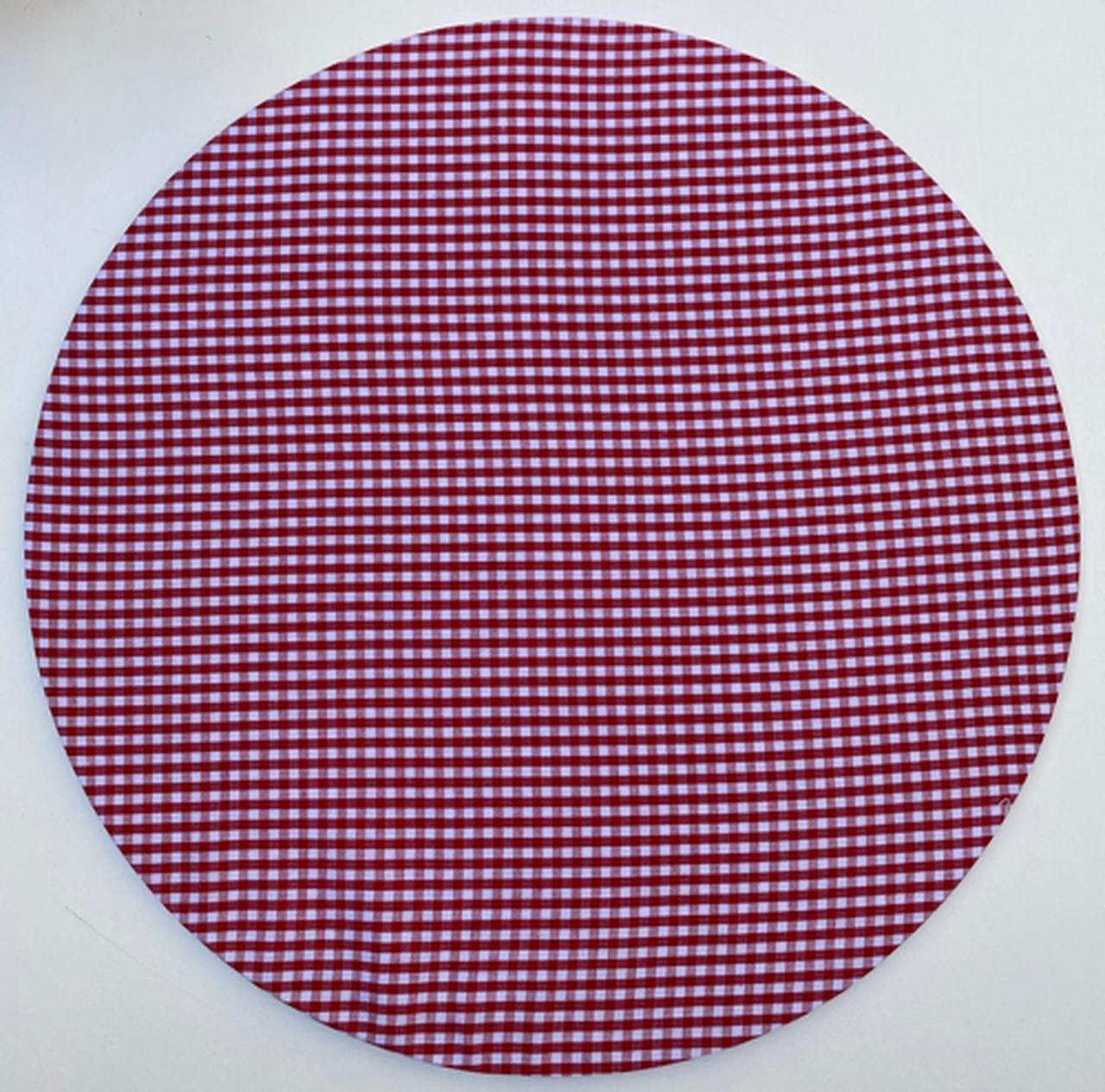 Conjunto 4 Capas Xadrez Vermelho - 1