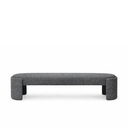 Ver imagem 2 de Recamier Luxo Decorativo Puff Fly 193cm Cama King Estofados:cinza Escuro