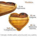 Ver imagem 5 de Jogo de Xícara Pires Madeira Mesa Posta Café da Manha