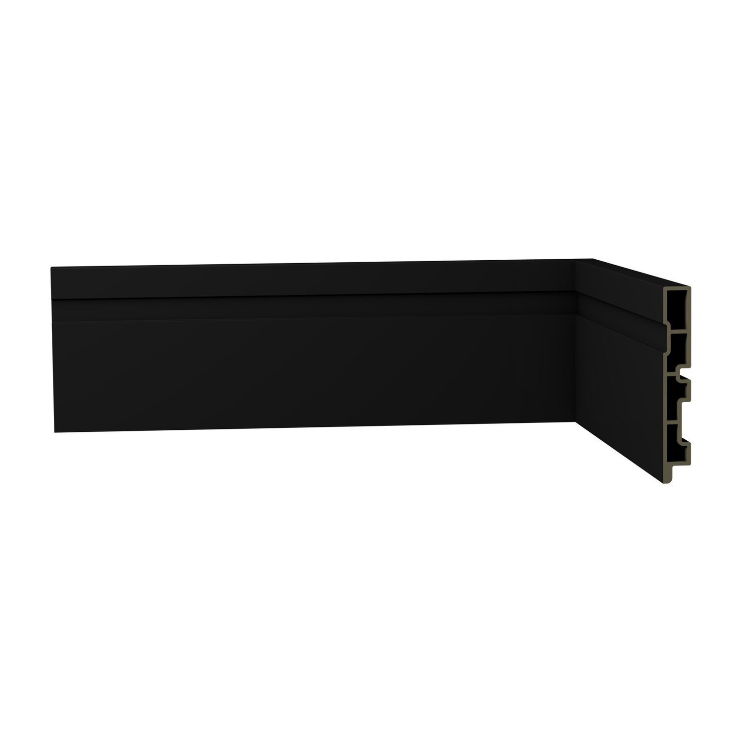 Rodapé R3 Frisado Laca 105x15mm 2.4m Ecovale - 2