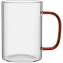 Ver imagem 1 de Caneca de Borossilicato 300ml Transparente 10x10x7cm Café Chá Leite Chocolate