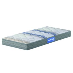 Colchão Solteiro Probel Espuma D33 Guarda Costas Sleep 88x188x14cm Branco / Cinza Probel