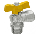 Ver imagem 1 de Válvula Esfera Angular 90° Gás M X F 1/2" L Ivm Italy