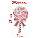 Ver imagem 3 de Kit 6 Enfeites Pendentes Rosa para Árvore de Natal