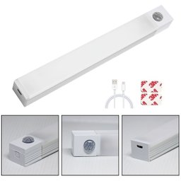 Luminária Led Sensor Presença Armário Recarregável 30cm 3W Branco Quente - 7