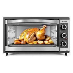 Forno Forninho Bancada Elétrico Grande Dupla Resistência 52 Litros 127v Britânia - 1