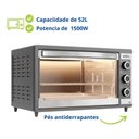 Ver imagem 3 de Forno Forninho Bancada Elétrico Grande Dupla Resistência 52 Litros 127v Britânia