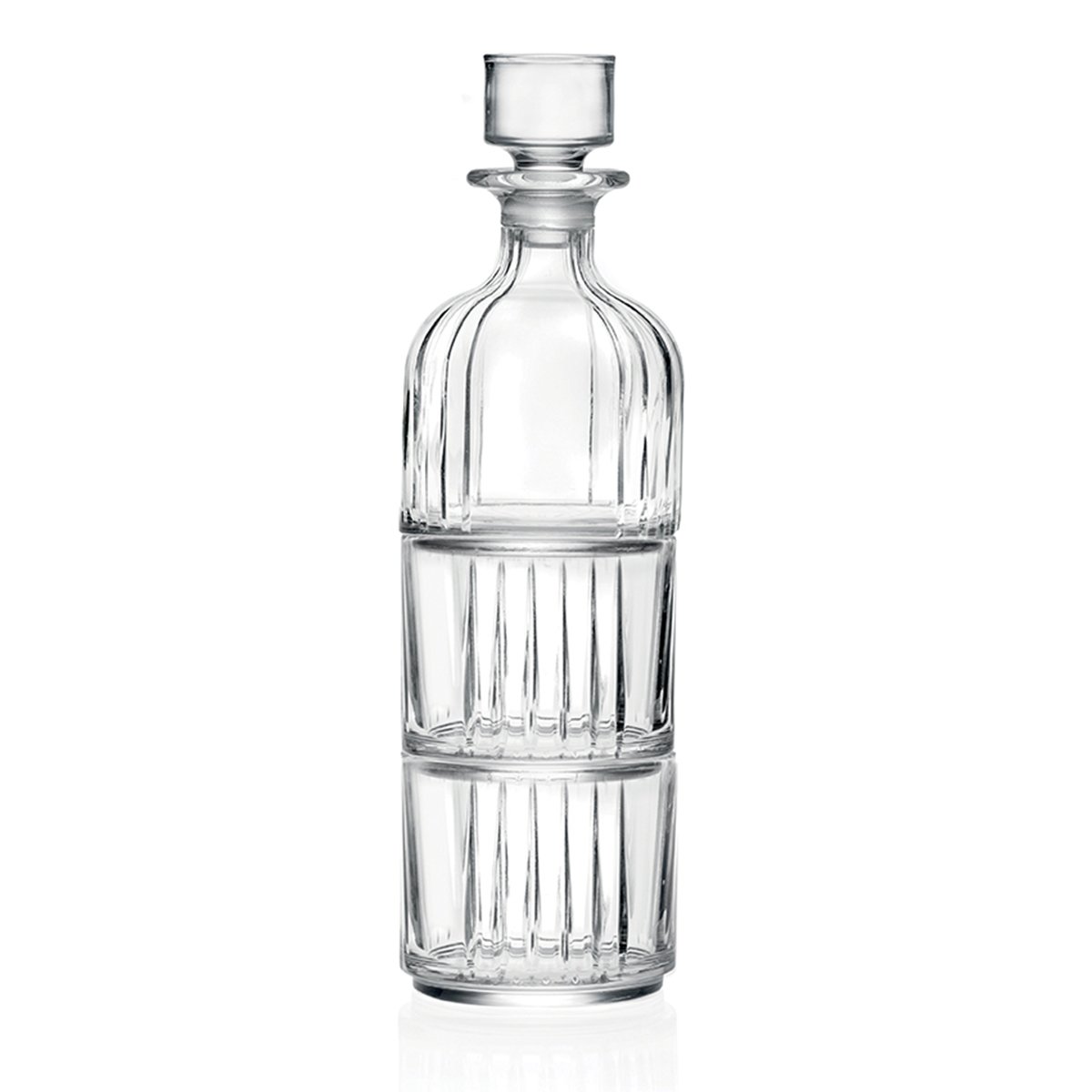 JOGO GARRAFA CRISTAL WHISKY / LICOR C/ COPOS