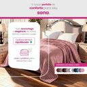 Ver imagem 6 de Kit 2 Manta Cobertor Casal Luster Canelada 180x220cm Antialérgico Super Macio Premium Rose