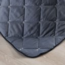 Ver imagem 4 de Colcha Cobre Leito Casal 7 Peças Dupla Face Bordado Renove Hipercal 400 Fios:cinza/preto