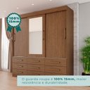 Ver imagem 6 de Guarda Roupa Olinda Plus com Espelho 3 Portas 9 Gavetas