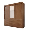 Ver imagem 3 de Guarda Roupa Olinda Plus com Espelho 3 Portas 9 Gavetas