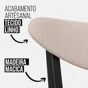 Ver imagem 4 de Cadeira de Jantar Madeira Maciça Floripa Estofada Premium Ergonomica Confortável Di Franco